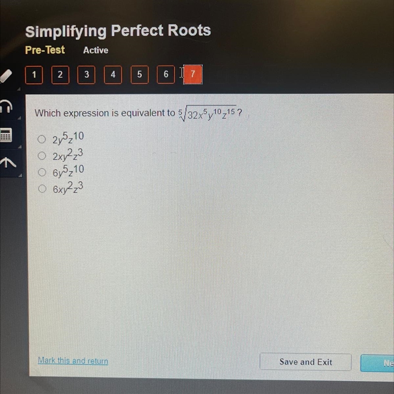 6 Which expression is equivalent-example-1