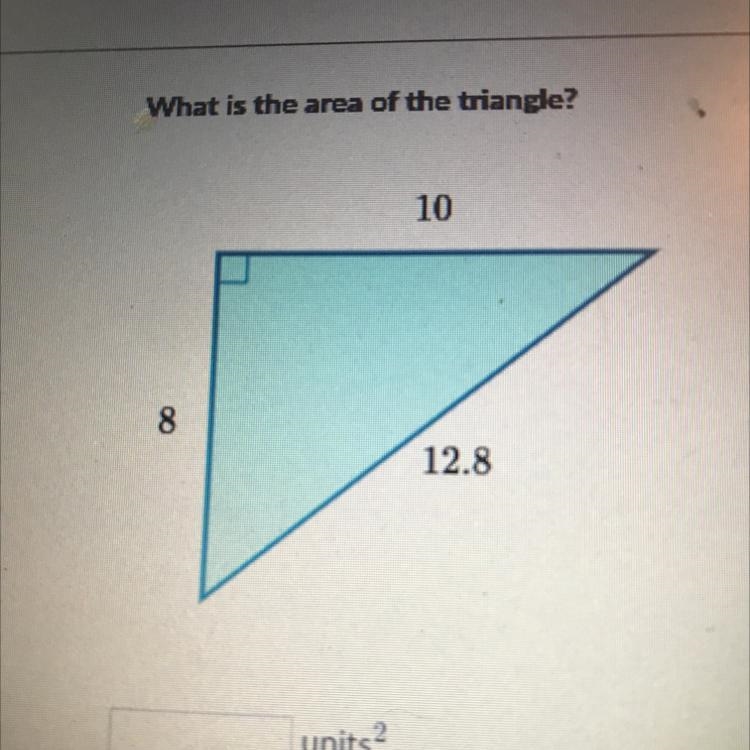 What is the area of the triangle-example-1