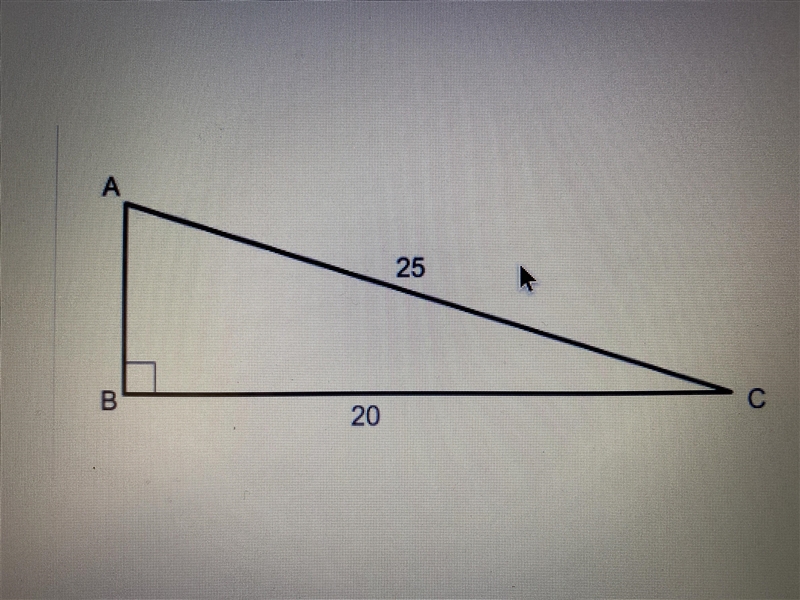 Solve for the approximate measure of angle C. 38.66 36.87 53.13 51.34-example-1