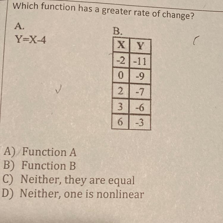 Which function has a greater rate of change?-example-1