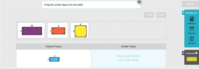 Drag the similar figure into the table.-example-1