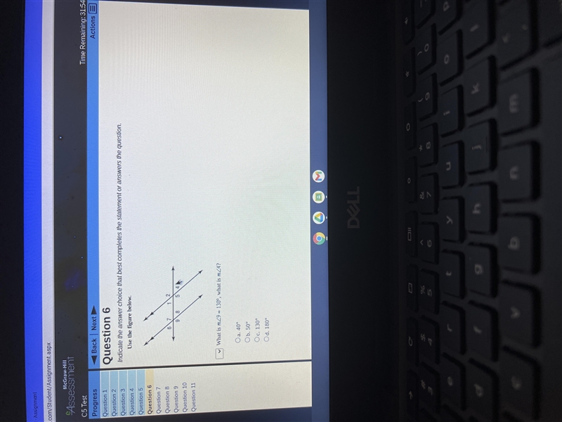 What is m<9 = 130 degrees, What is m<4-example-1