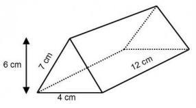 The volume of the polyhedron is ______ cm3.-example-1