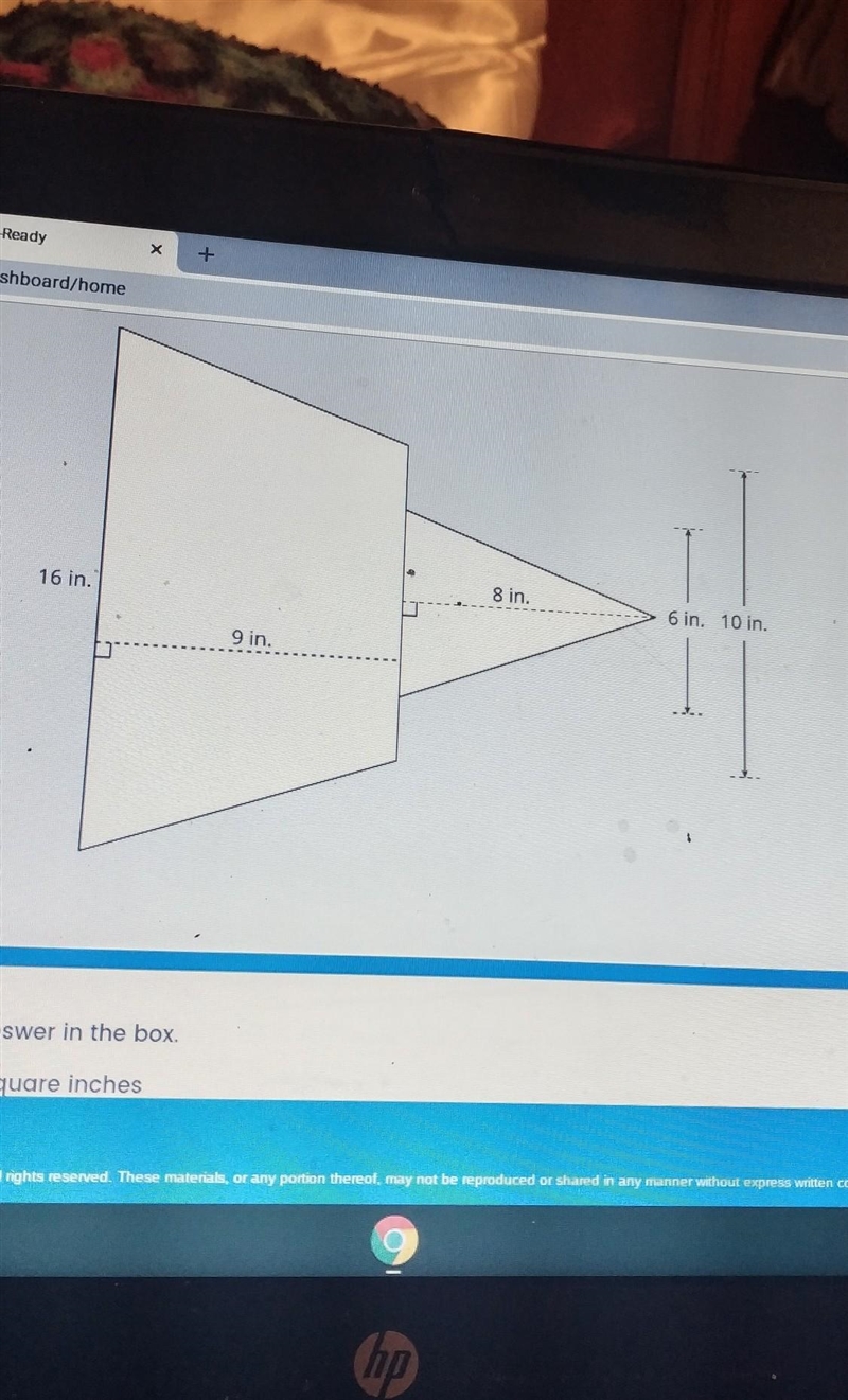 What is the total area of the figure below?​-example-1