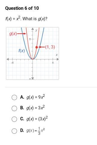 F(x) = x^2. What is g(x)?-example-1