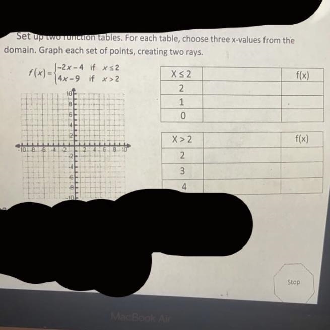 THIS IS ALSO DUE TODAY PLS HELP 22. Set up two function tables. For each table, choose-example-1