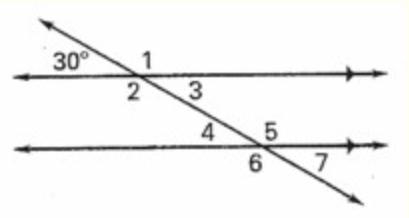 Help pls… 50points Referring to the figure, find m∠1. 5. Answer: Referring to the-example-1