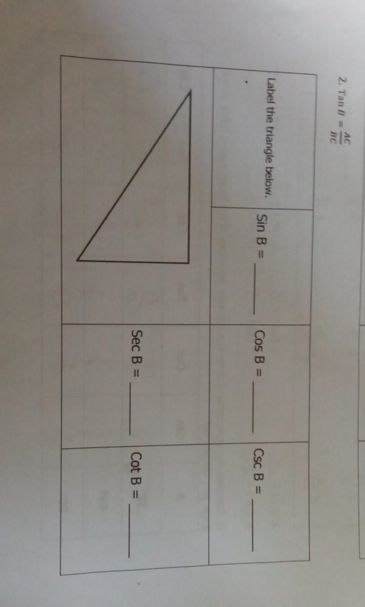 Given the following trigonometric ratio, enumerate the meaning ratio ​-example-1