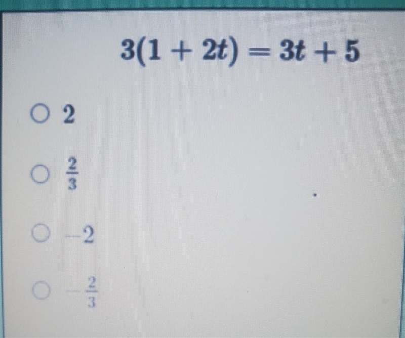 3 (1 2t) = 3t + 5 !!​-example-1