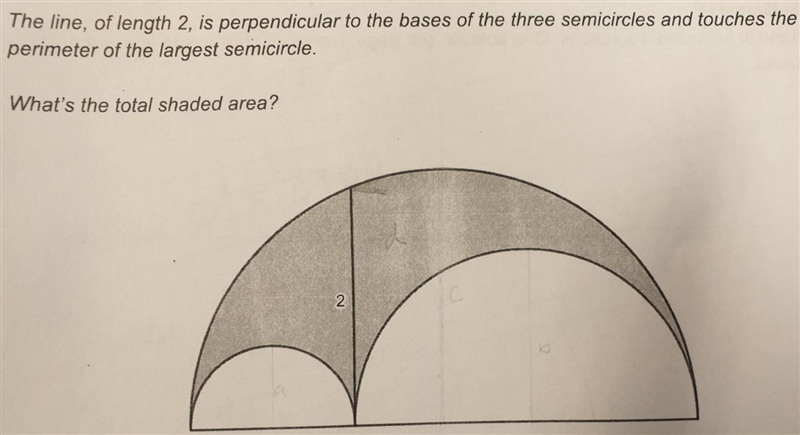 What is the area of Shaded part?-example-1