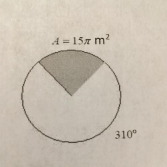 Find exact radius of the circle. Please help!-example-1