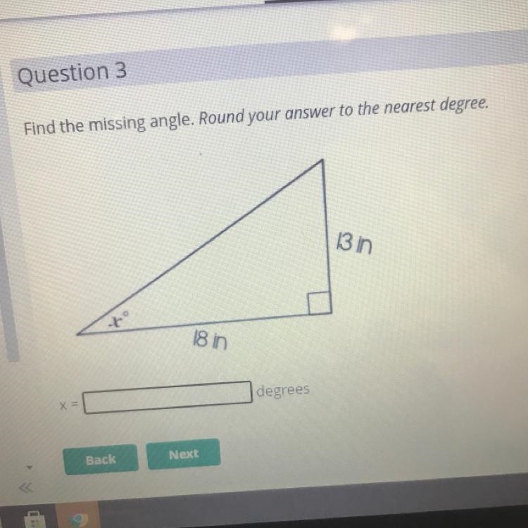 Find the missing angle. Round your answer to the nearest degree. 13 in df .pdf 18 in-example-1