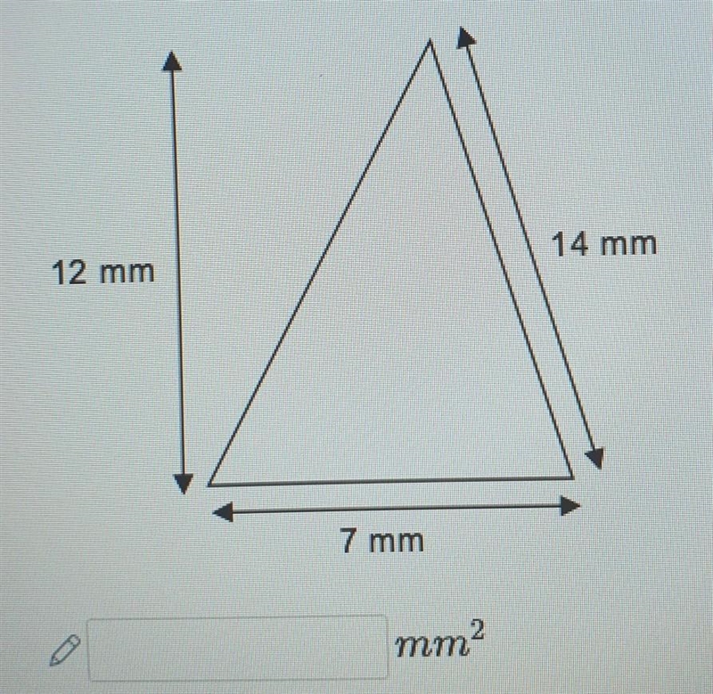 Find the area of this triangle please help me!❤ ​-example-1