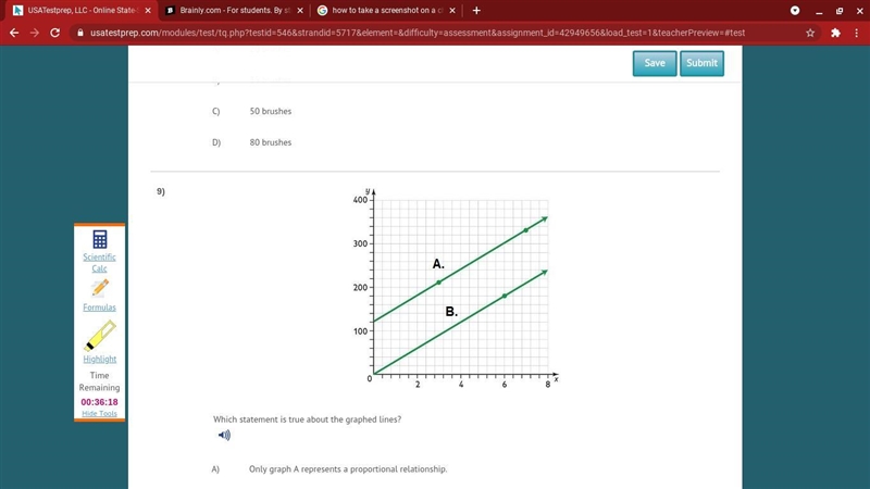 Which statement is true about the graphed lines-example-1