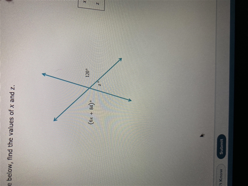 I need to solve for x and z if you could explain as well. Thank you-example-1