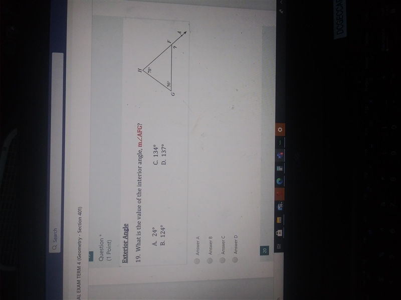 What is the value of the interior angle-example-1