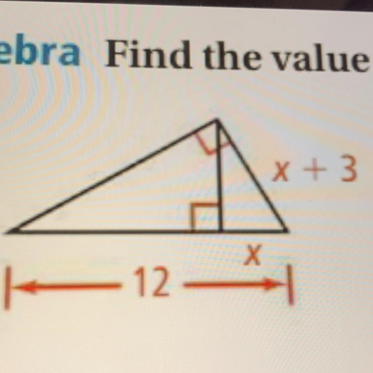 Find the value of x. Please help!-example-1