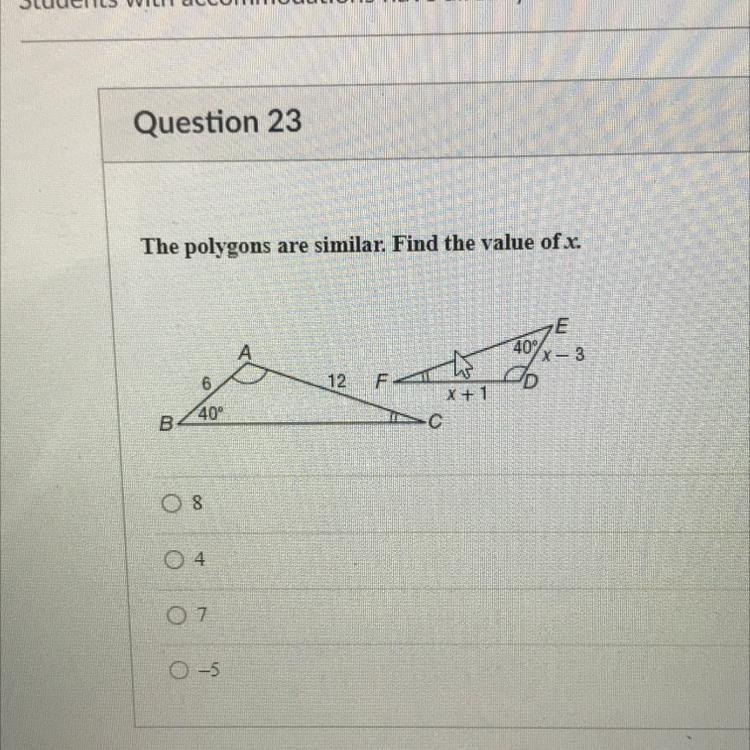 Find the value of x PLEASE HELP-example-1