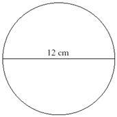 PLZ HURRY IT'S URGENT!!!! Find the area of the circle to the nearest hundredth. (Use-example-1