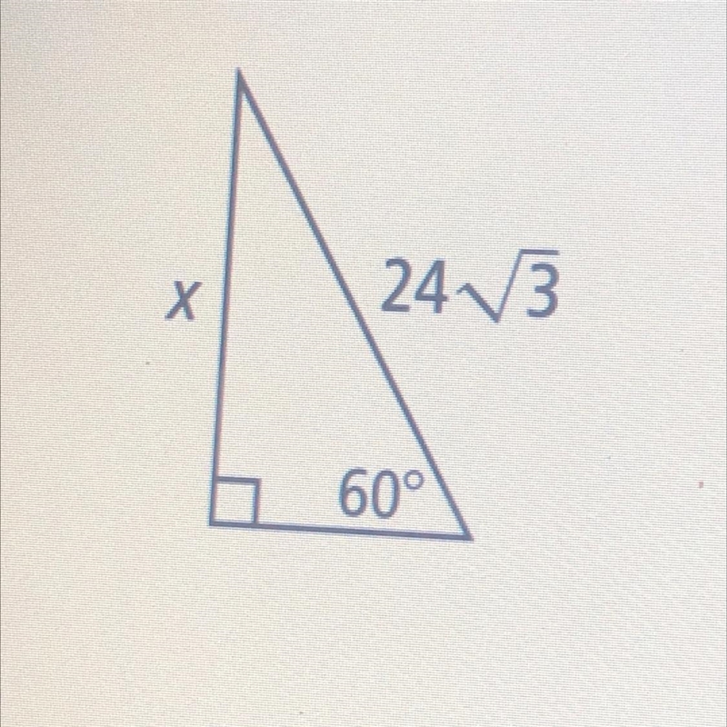 Find the value of x. Round to the nearest tenth, if necessary.-example-1