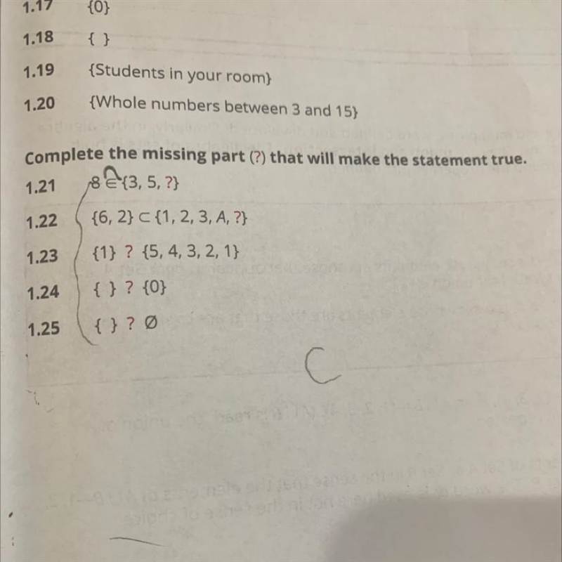 Complete the missing ? That will make the sentences true I’m confused on what to do-example-1