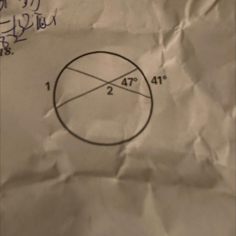 Find the measure of each numbered angle or are.-example-1