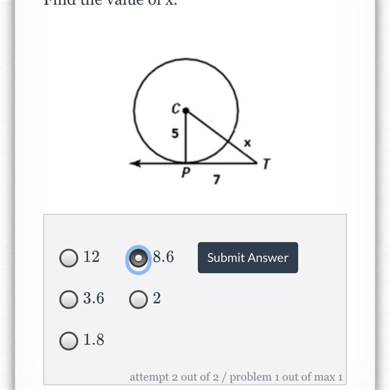 Find the value of The X-example-1