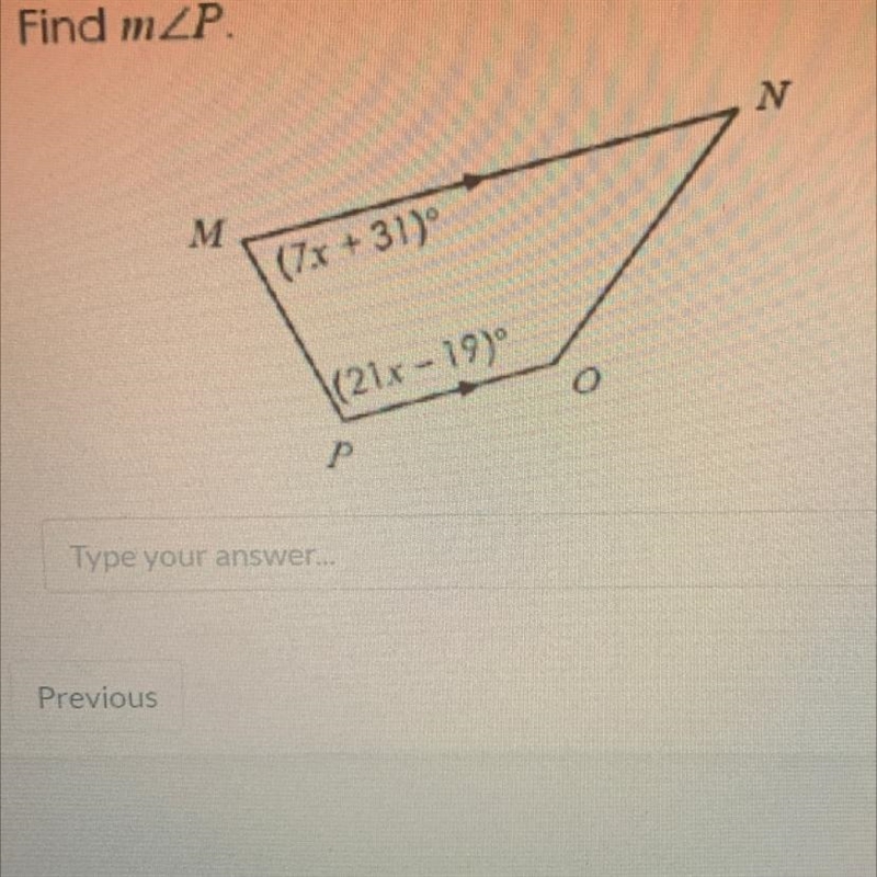 Find m P. Quadrilateral-example-1