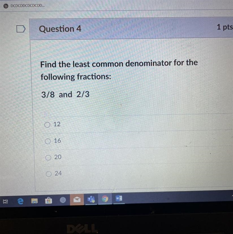 MY FRIEND NEED HELP ! find the least common denominator for the following fractions-example-1