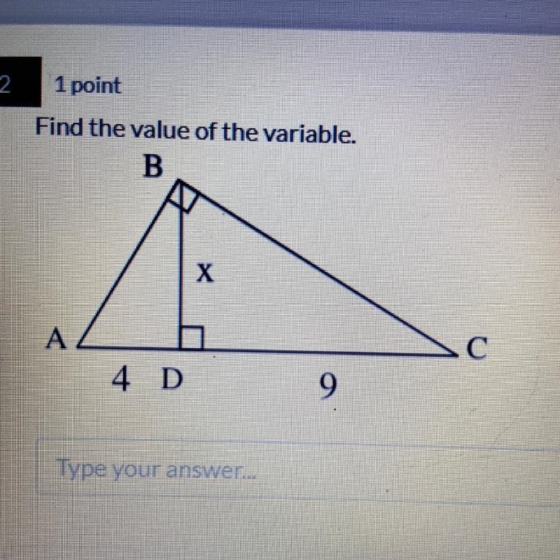 Find the value of the variable-example-1