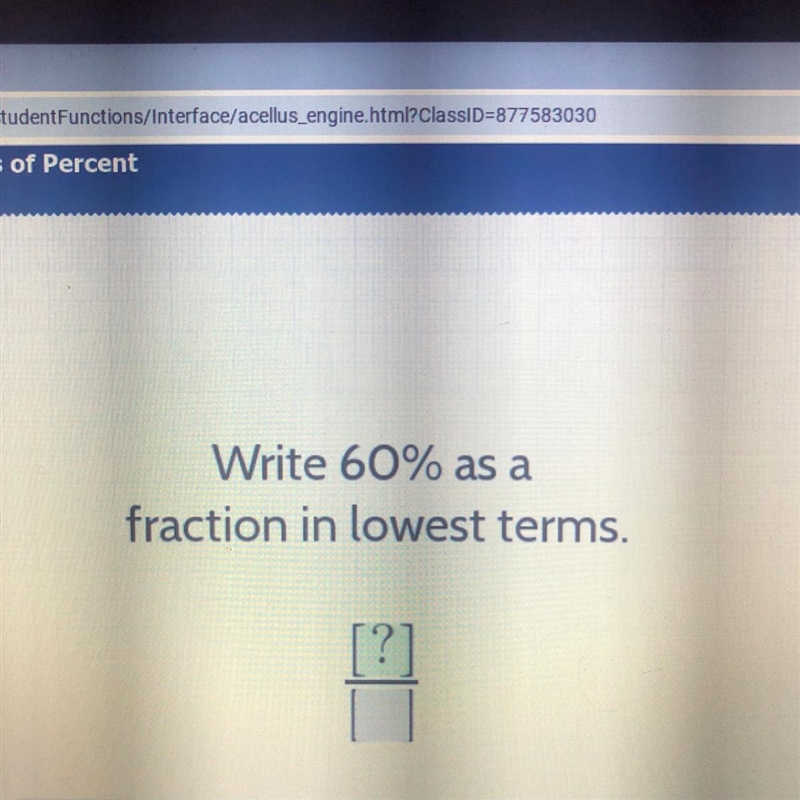 Write 60% as a fraction in lowest terms.-example-1