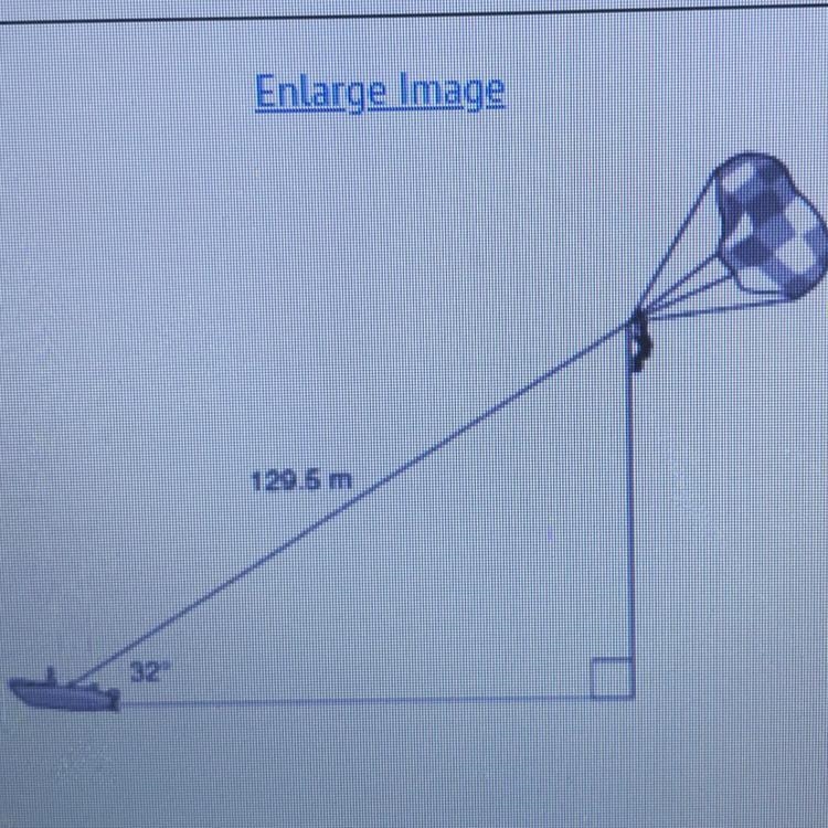 If the line that connects the boat to the parasail is reeled in by 20 meters and the-example-1