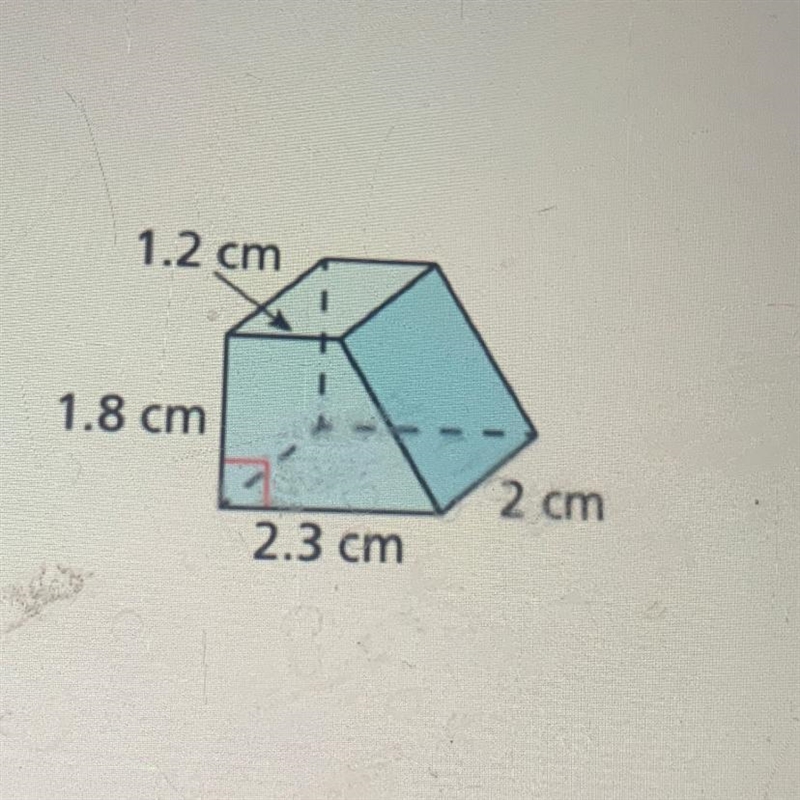 Find the volume of the prism or pyramid below-example-1