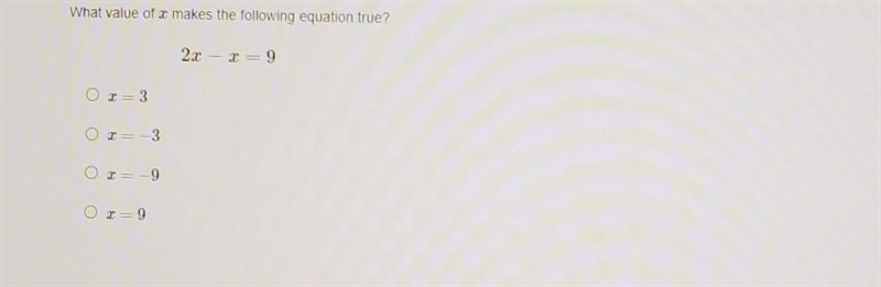 What value of x makes the following equation true?​-example-1