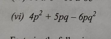 Factorise the following expression :​-example-1