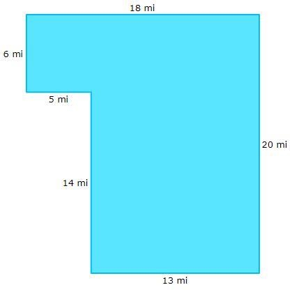 What is the area of the composite shape?-example-1