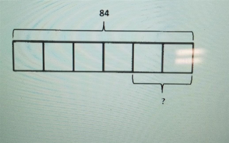 create a story problem about a fish tank for the tape diagram below. Your story must-example-1