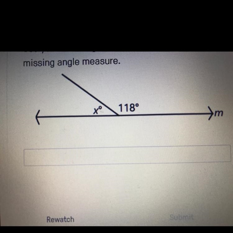 Can someone find the missing angle measure?-example-1