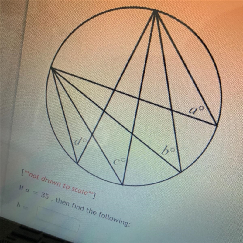 If a= 35 then find b-example-1