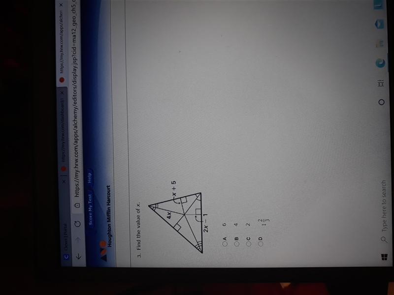 Find the value of x. Explain your work please. Concurrency of Angle Bisectors-example-1