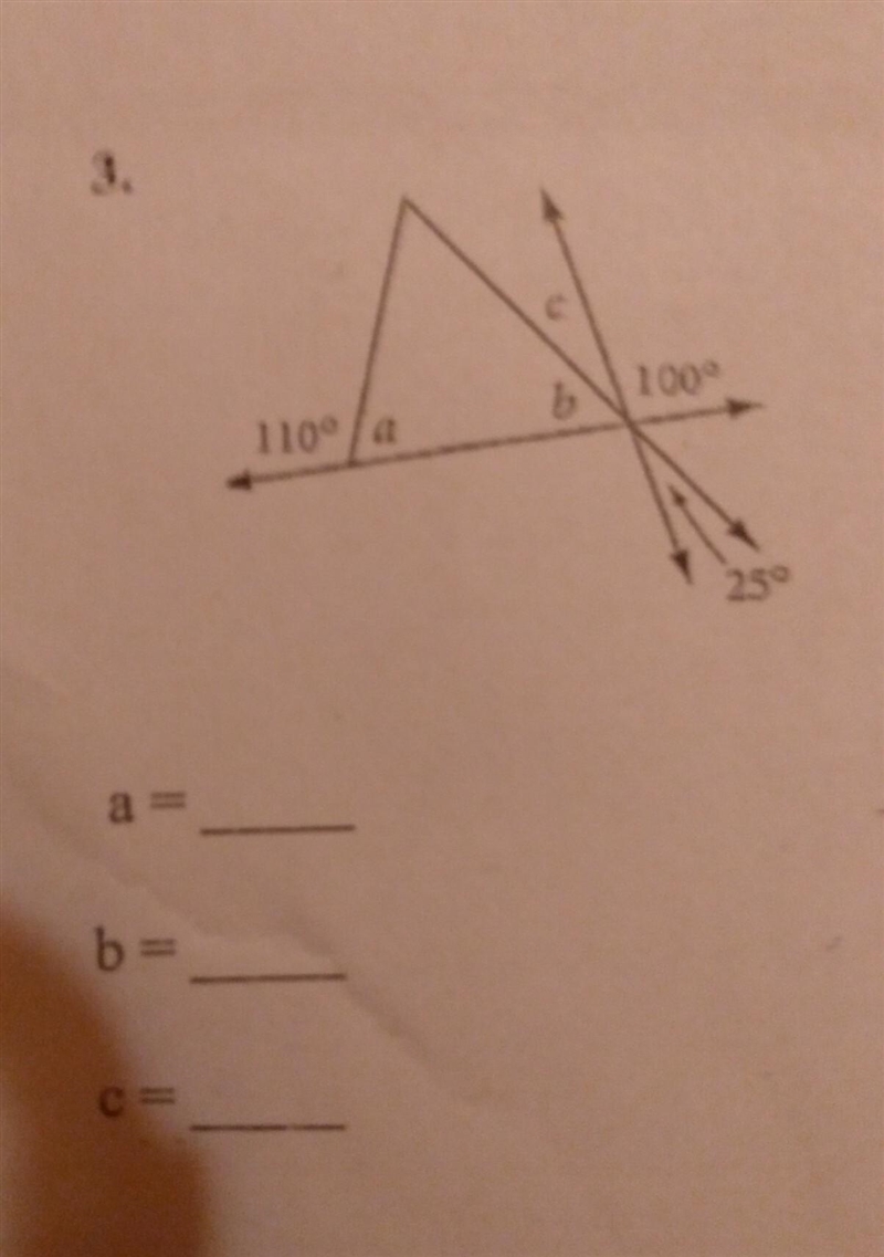 Find the measure of all the missing angles​-example-1