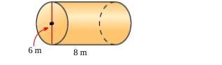 What is the area of the cylinder rounded to the nearest whole number-example-1