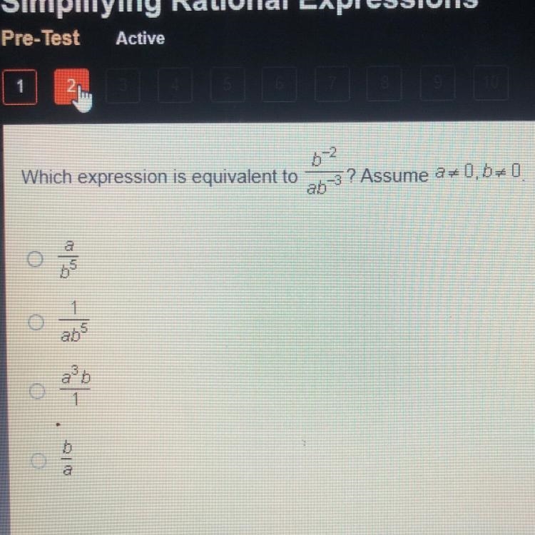 PLEASE HURRY!! which expression is equivalent???-example-1