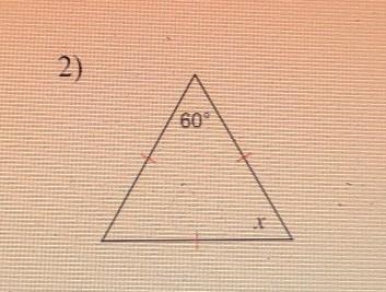 How do I find the value of x in an equilateral triangle​-example-1