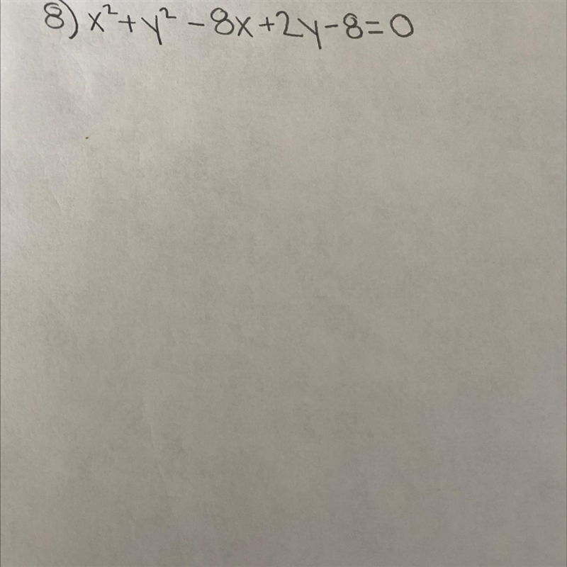 Find the center and radius of the circle given by please help fast-example-1