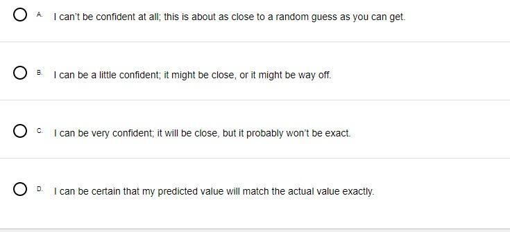 You use a line of best fit for a set of data to make a prediction about an unknown-example-1