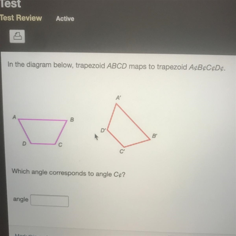 Which angle corresponds to the angle?-example-1