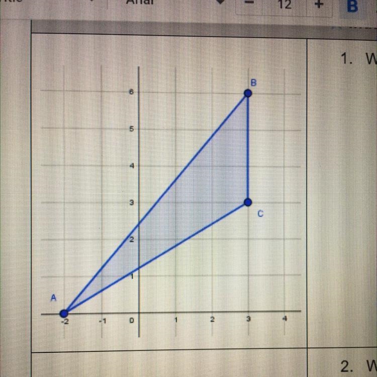 What is the area of the triangle?-example-1