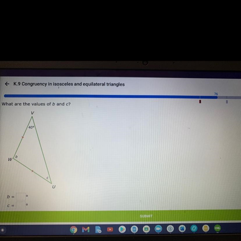 What are the values of b and c?-example-1