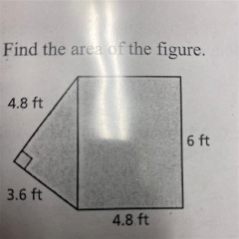 Help!!! What is the area of this??-example-1